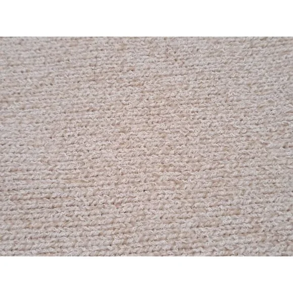 Theory Cashmere Wool Blend Bouclé Knit Sweater Beige Long Sleeve Small Women's - Picture 6 of 11